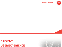 Tablet Screenshot of forumone.com